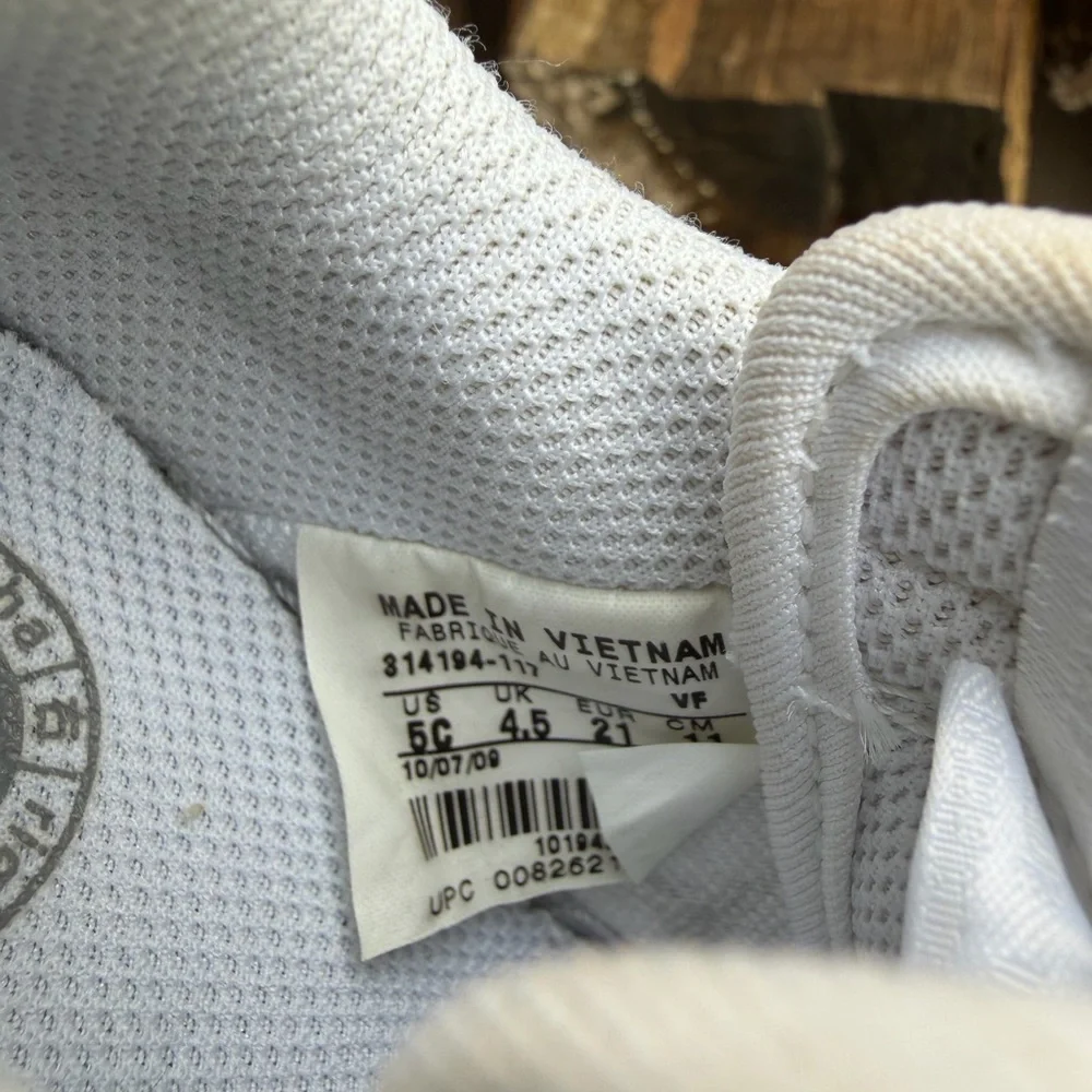 Nike Air Force 1 Infant Toddler Kids White Low-Top Leather Sneakers Sz-5c.‎   S